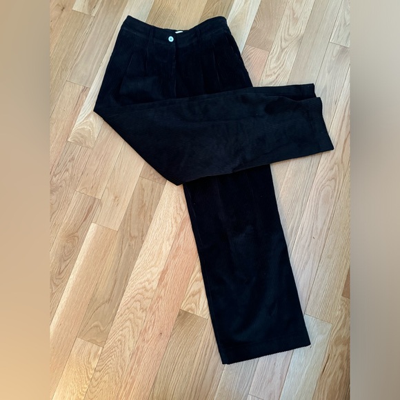 Cord Pleated Trousers - Picture 7 of 8